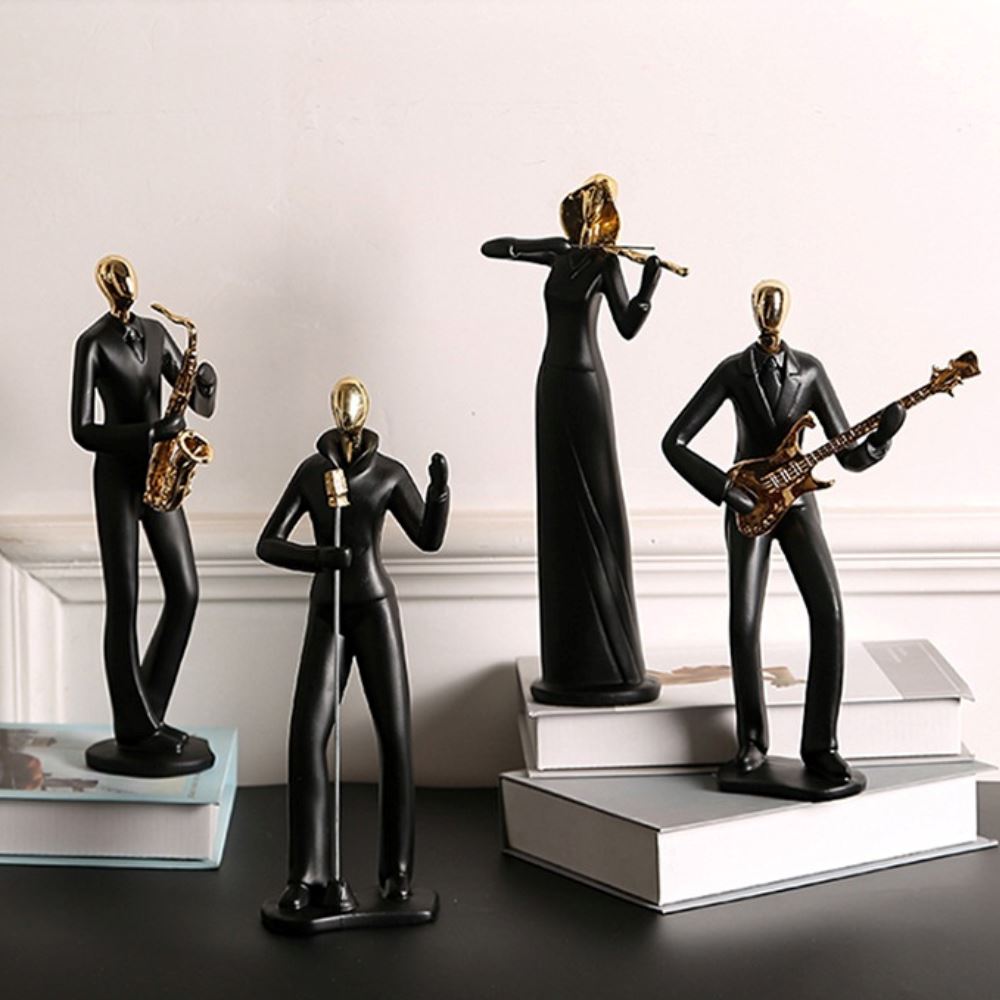 Escultura Minimalista e Moderna Cia Musical