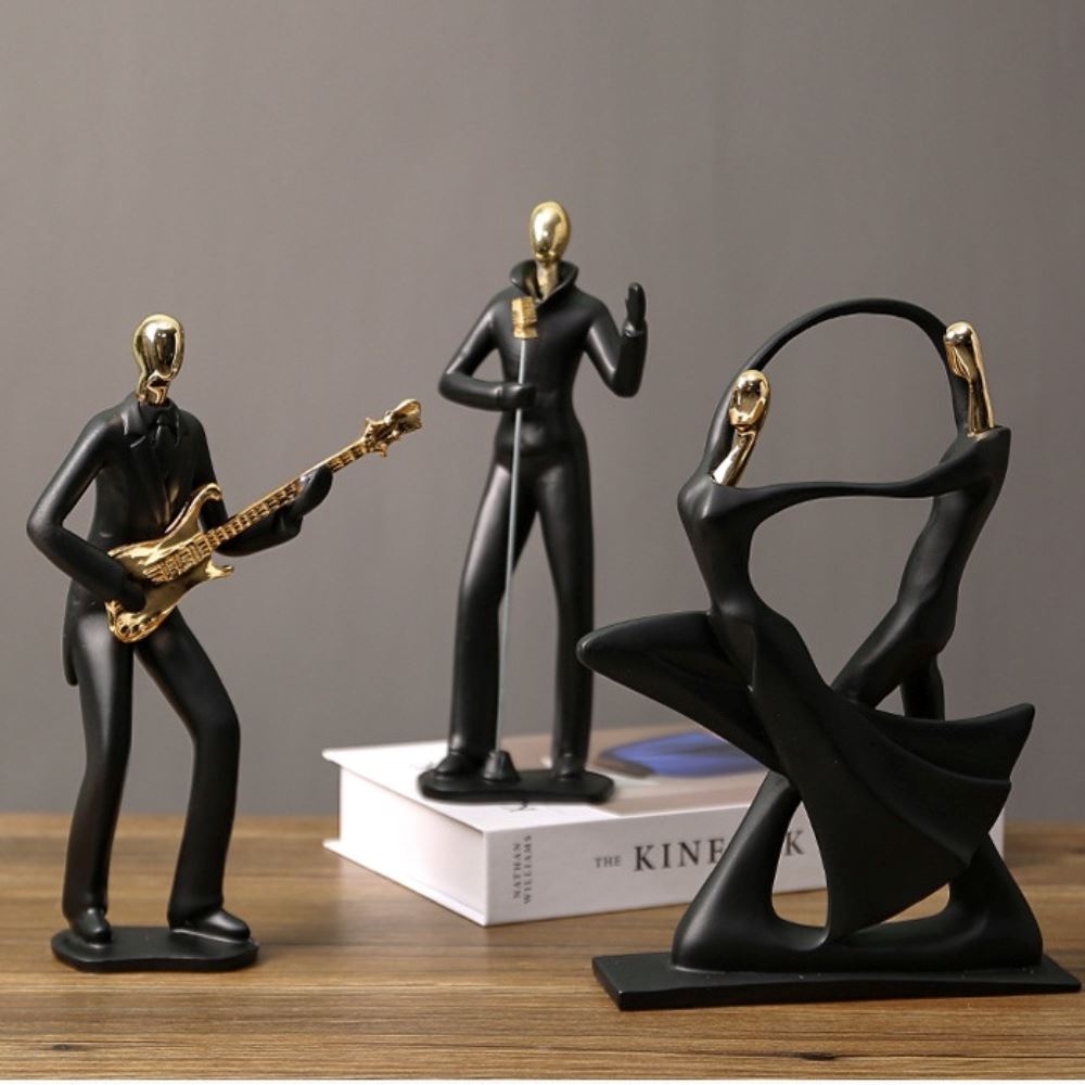 Escultura Minimalista e Moderna Cia Musical