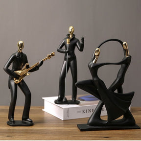 Escultura Minimalista e Moderna Cia Musical