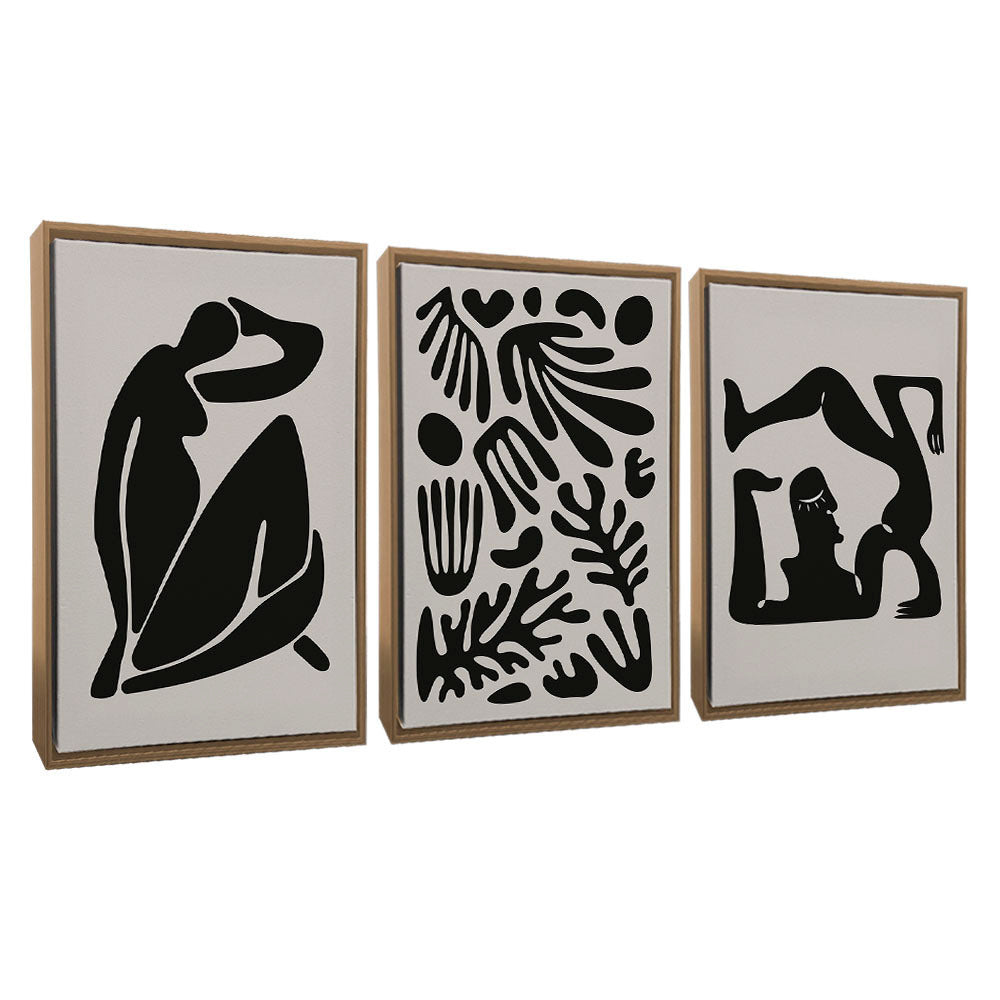 Kit 3 Quadros Decorativos Henry Matisse Escultura PB