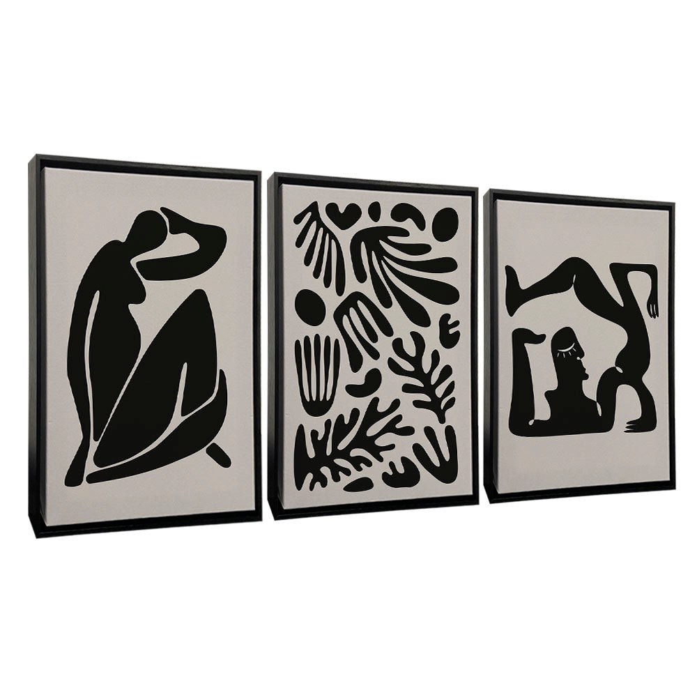 Kit 3 Quadros Decorativos Henry Matisse Escultura PB