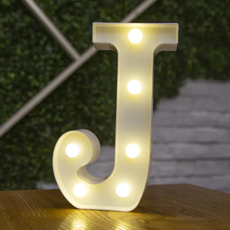 Luzes de Letras LED Decorativa