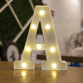 Luzes de Letras LED Decorativa