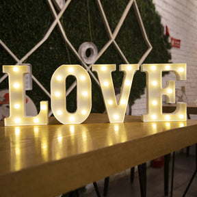 Luzes de Letras LED Decorativa